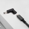 Akyga AK-ND-C10 Ladeadapter USB-C auf DC 4,5 x 3,0 mm + Pin für Notebooks, 18,5-20 V, 100 W, für Dell