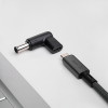 Akyga AK-ND-C14 Ladeadapter USB-C auf DC 6,5 x 4,4 mm + Pin für Notebooks, 18,5-20 V, 100 W