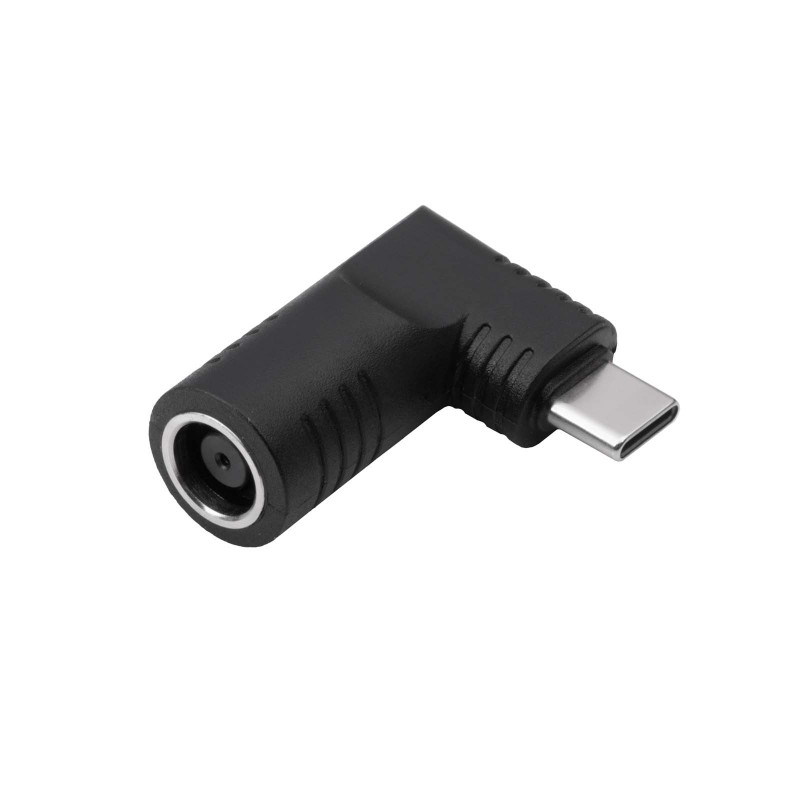 Akyga AK-ND-D01 Adapter DC 7,9 x 5,5 mm + Pin auf USB-C PD für Notebook-Netzteile, 65 W