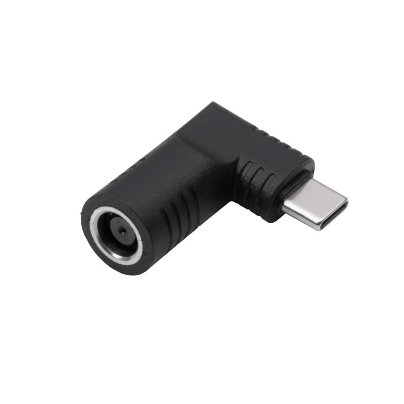 Akyga AK-ND-D02 Adapter DC 7,4 x 5,0 mm + Pin auf USB-C PD für Notebook-Netzteile, 65 W