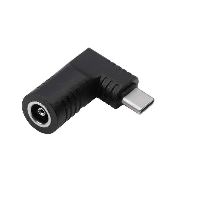 Akyga AK-ND-D04 Adapter DC 6,5 x 4,4 mm + Pin auf USB-C PD für Notebook-Netzteile, 65 W