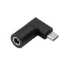 Akyga AK-ND-D07 Adapter DC 5,5 x 2,1 mm auf USB-C PD für Notebook-Netzteile, 65 W, für HP