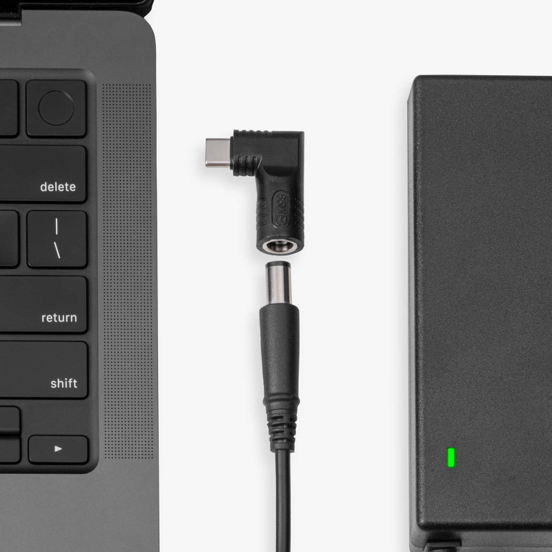 Akyga AK-ND-D11 Adapter DC 4,0 x 1,7 mm auf USB-C PD für Notebook-Netzteile, 65 W, für Lenovo