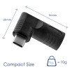 Akyga AK-ND-D12 Adapter DC 4,0 x 1,35 mm auf USB-C PD für Notebook-Netzteile, 65 W