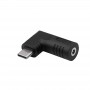 Akyga AK-ND-D17 Adapter DC 3,0 x 1,0 mm auf USB-C PD für Notebook-Netzteile, 65 W