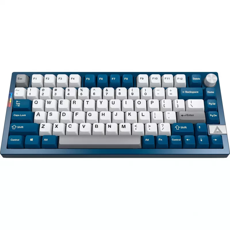 Montech MK PRO 75 Tastatur, DE-Layout, Gateron G Pro 3.0 Yellow, blau/weiß