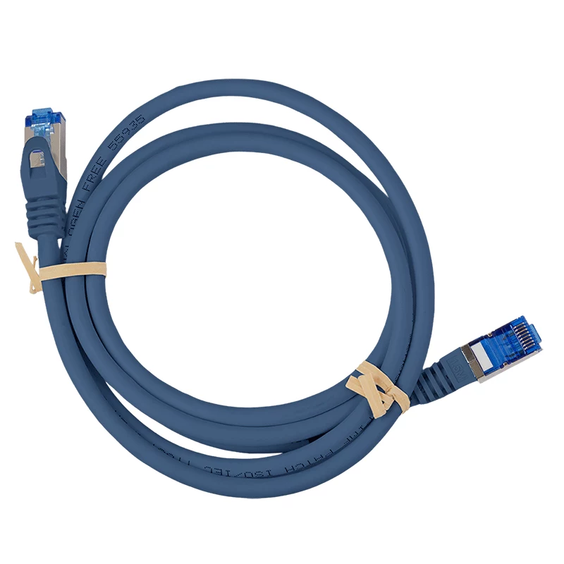 LogiLink CP4016S Cat.6A CCA S/FTP LSZH Patchkabel, 0,25 m, EconLine, Blau