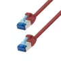 LogiLink CP5014S Cat.6A SLIM S/FTP LSZH Patchkabel, 0,25 m, rot