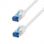 LogiLink CP5011S Cat.6A SLIM S/FTP LSZH Patchkabel, 0,25 m, weiß