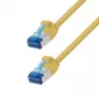 LogiLink CP5017S Cat.6A S/FTP SlimLine Patchkabel, LSZH, 0,25 m, gelb