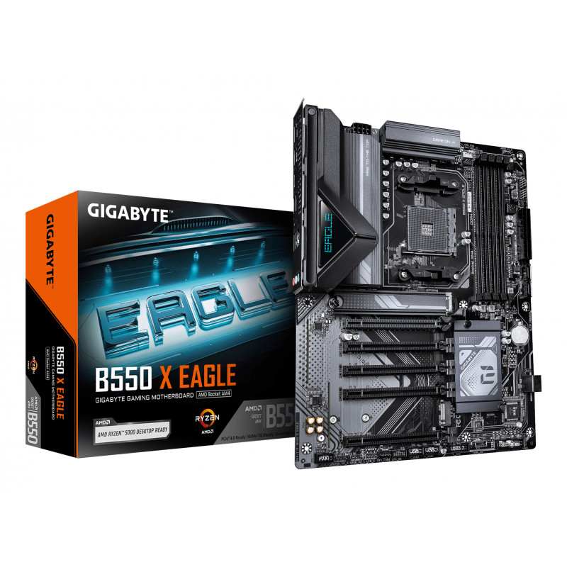 Gigabyte B550 X EAGLE Mainboard, Sockel AM4, DDR4, bis zu 128 GB