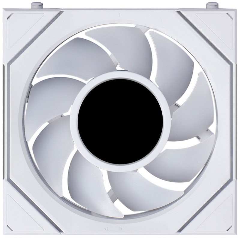 Lian Li UNI FAN SL-INF 120 FLEX LCD Wireless Gehäuselüfter, ARGB und LCD, 120 mm, weiß