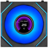 Lian Li UNI FAN SL-INF LCD FLEX Wireless Gehäuselüfter (3 Stk.) mit Controller, ARGB und LCD, Reverse Blade, 120 mm, schwarz