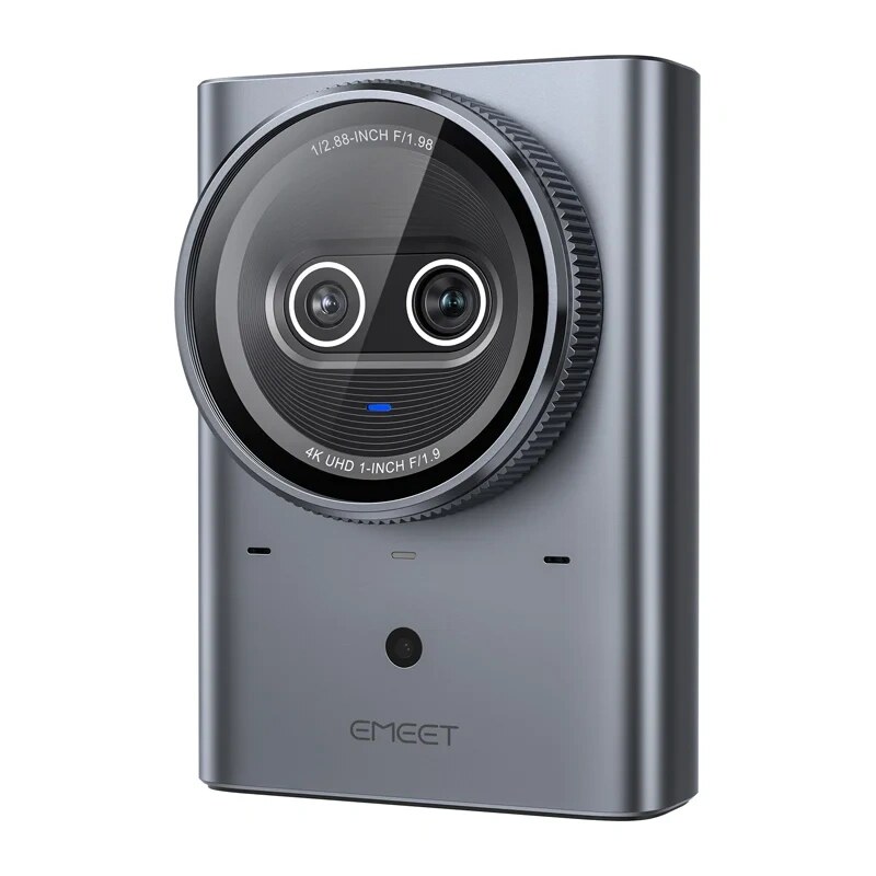 Emeet Prime SE Webcam, 4K, Dual-Objektiv
