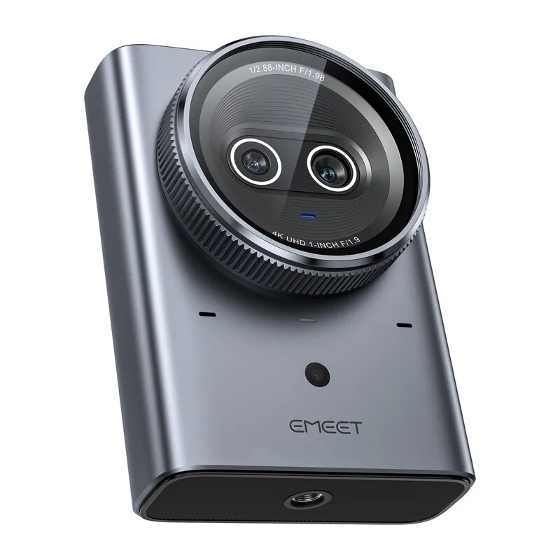 Emeet Prime SE Webcam, 4K, Dual-Objektiv