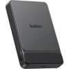 Belkin UltraCharge Pro Slim BPD022HQBK magnetische Powerbank, 10000 mAh, schwarz, mit Display