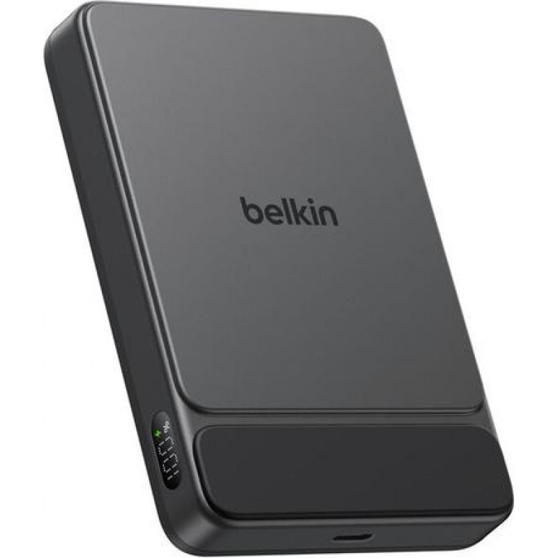 Belkin UltraCharge Pro Slim BPD022HQBK magnetische Powerbank, 10000 mAh, schwarz, mit Display
