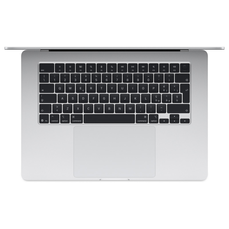 Apple MacBook Air 15 M5 Notebook, 10-Kern-CPU, 10-Kern-GPU, 32 GB RAM, 1 TB SSD, silber, deutsches Tastaturlayout, 35-W-Dual-USB-C-Netzteil