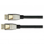 Good Connections Python DP20-PY010 DisplayPort-2.0-Kabel, Nylongeflecht, schwarz, 1 m