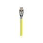 Good Connections PYTHON GC-M0075 DisplayPort-1.2-Anschlusskabel, 4K2K / UHD, vergoldet, OFC, Nylongeflecht, gelb, 1 m