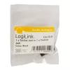 LogiLink CA1018 Toslink-Audioadapter, Toslink-Buchse auf Toslink-Buchse, schwarz