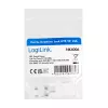 LogiLink NK4006 RJ45-Keystone-Modul, Cat.5e UTP, 90° Anlegetechnik, weiß