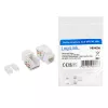 LogiLink NK4006 RJ45-Keystone-Modul, Cat.5e UTP, 90° Anlegetechnik, weiß