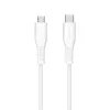 LogiLink CU0242 USB-2.0-Type-C-Kabel, USB-C-Stecker auf Micro-USB-Stecker, 480 Mbit/s, 12 W, weiß, 1 m