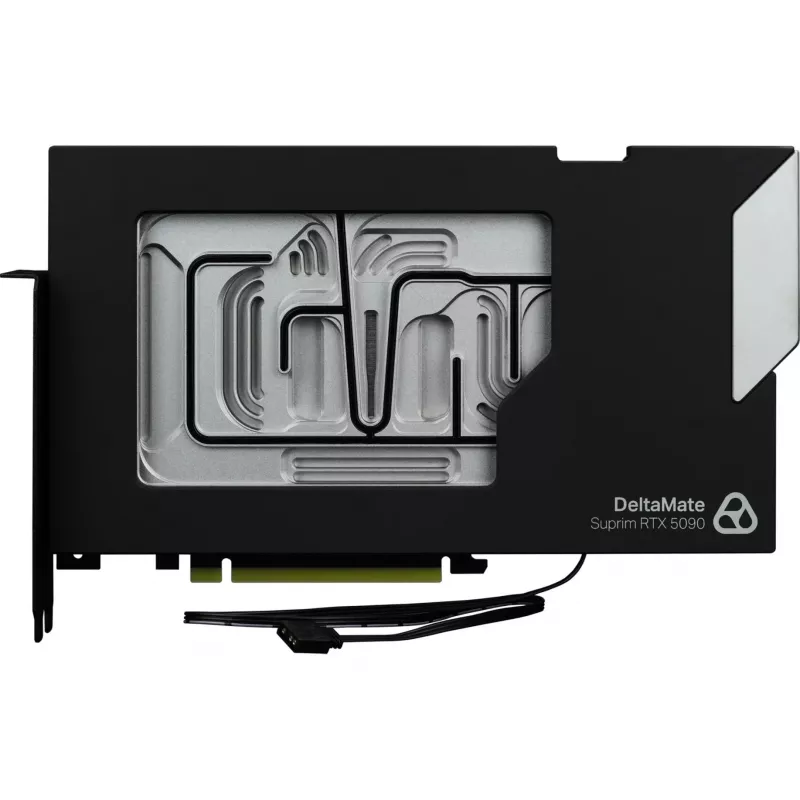 Thermal Grizzly DeltaMate GPU-Wasserkühler für Suprim 5090, schwarz/silber