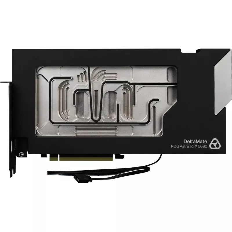 Thermal Grizzly DeltaMate GPU-Wasserkühler für ROG Astral RTX 5090, schwarz/silber