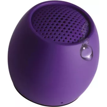 Boompods Zero ZERPUR tragbarer Bluetooth-Lautsprecher, Freisprechfunktion, stoßfest, wasserfest, Lila