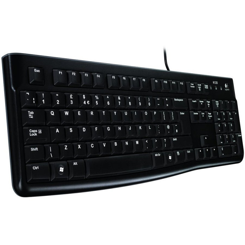 Logitech K120 920-002487 USB-Tastatur, estnisches Layout