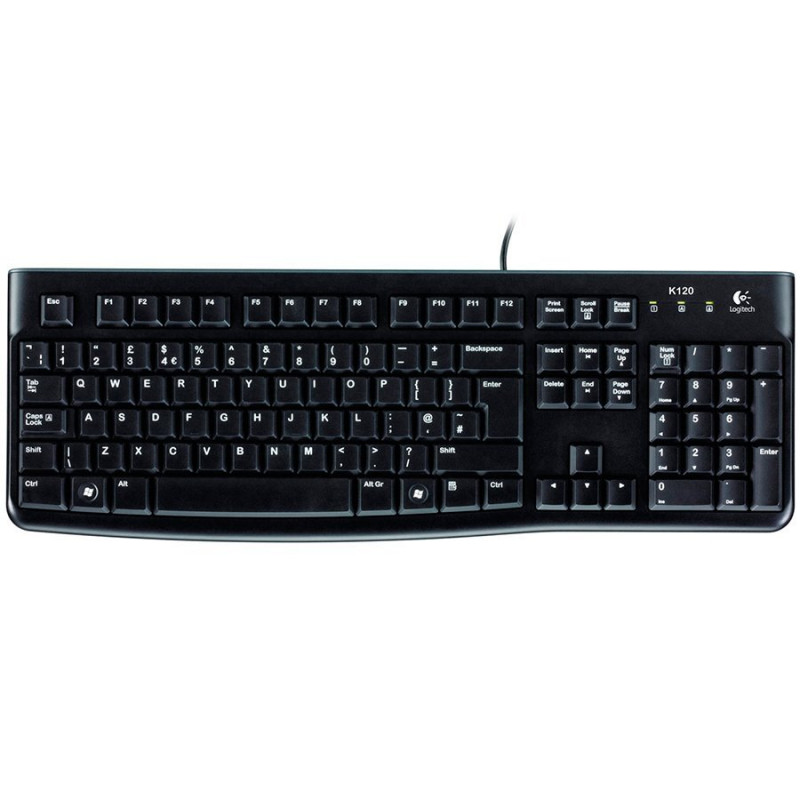 Logitech K120 920-002487 USB-Tastatur, estnisches Layout