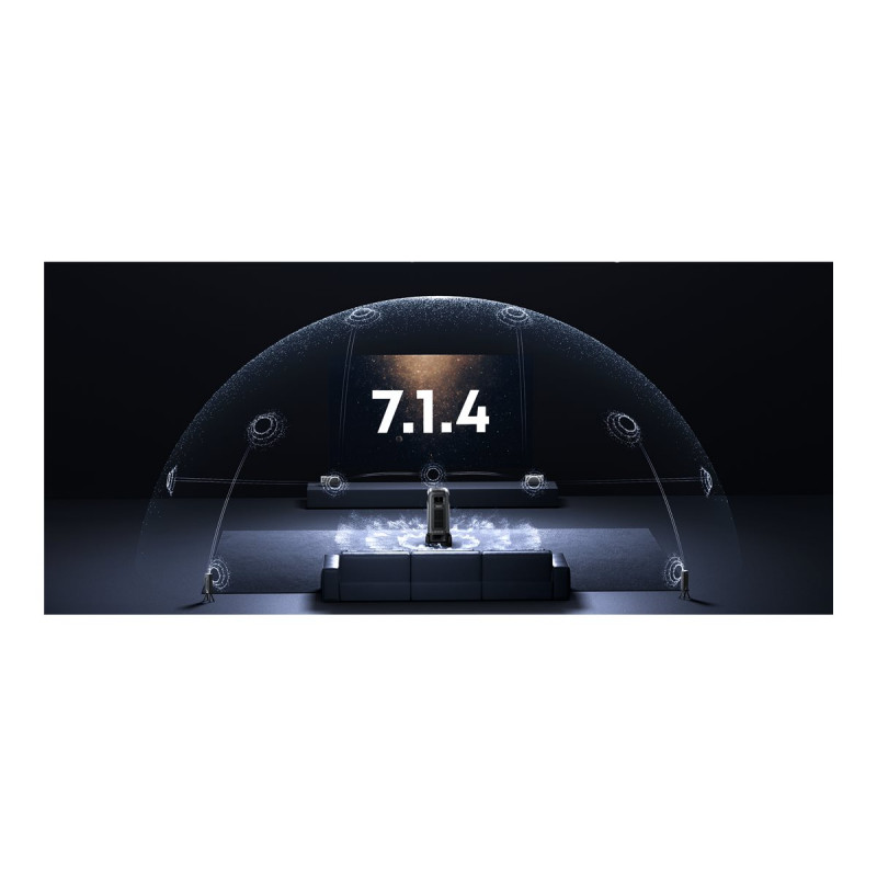 Anker Nebula X1 Pro (D21513F1) Projektor, 4K UHD (3840 x 2160), 3500 ANSI-Lumen, WLAN, schwarz