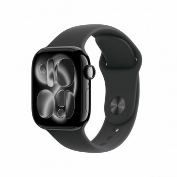 Apple Watch Series 11 Smartwatch 5G, 42 mm Aluminiumgehäuse, S/M, schwarz, MF834QL/A