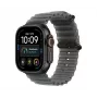 Apple Watch Ultra 4 Smartwatch, GPS + Cellular, 49 mm, Schwarz, Ocean Armband transluzentes Schwarz