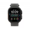 Apple Watch Ultra 4 Smartwatch, GPS + Cellular, 49 mm, Schwarz, Ocean Armband transluzentes Schwarz