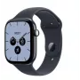 Apple Watch Series 12 Smartwatch, GPS + Cellular, 42 mm, Keramikgehäuse in Nachtblau, Sportarmband in Marineblau M/L