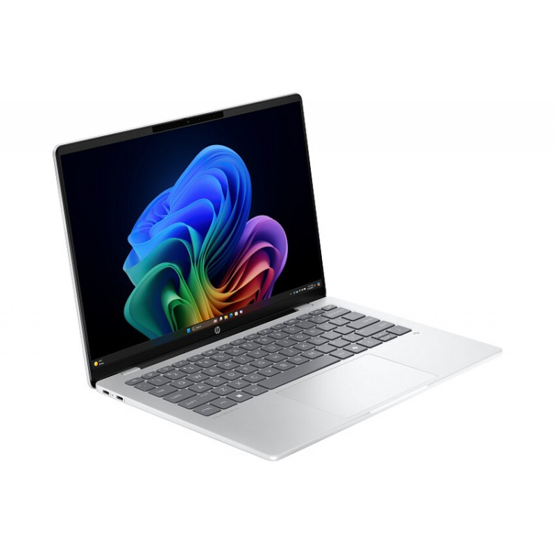 HP OmniBook 5 14-he0013nf Notebook, Qualcomm Snapdragon X, 16 GB RAM, 512 GB SSD, 14 Zoll WUXGA OLED, Windows 11, generalüberholt