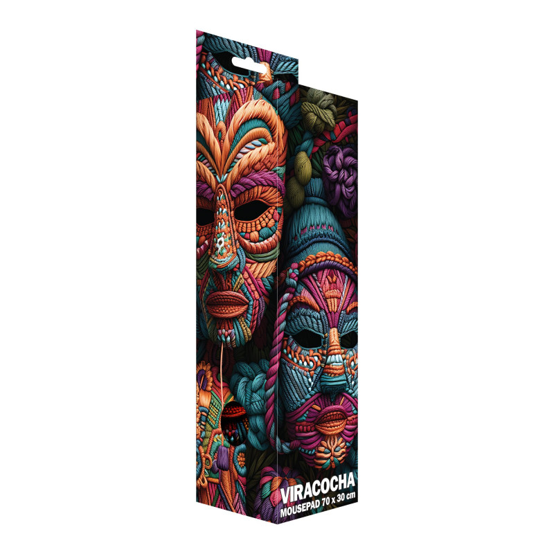 Sbox VIRACOCHA XL MP-07 Mauspad, 700x300 mm, schwarz mit Aufdruck