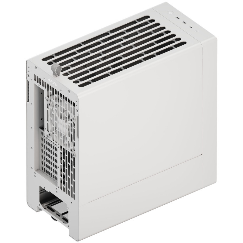 HAVN BF 360 Flow Solid PC-Gehäuse, Midi-Tower, E-ATX, weiß
