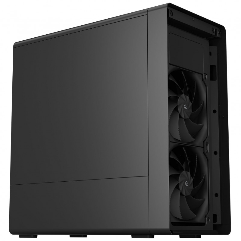 HAVN BF 360 Flow Solid PC-Gehäuse, Midi-Tower, E-ATX, schwarz