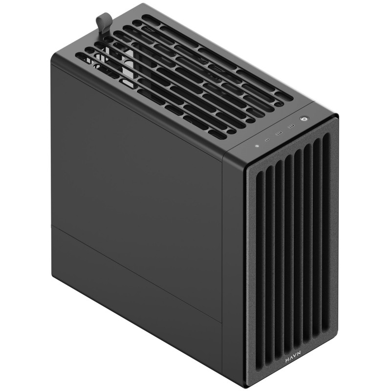 HAVN BF 360 Flow Solid PC-Gehäuse, Midi-Tower, E-ATX, schwarz