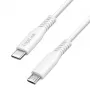 LogiLink CU0244 USB-2.0-Kabel USB-C auf Micro-USB, 480 Mbit/s, 12 W, weiß, 2 m