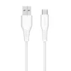 LogiLink CU0251 USB-2.0-Kabel USB-C auf USB-A, 480 Mbit/s, 15 W, weiß, 0,5 m