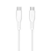 LogiLink CU0261 USB-2.0-Kabel USB-C auf USB-C, 480 Mbit/s, 60 W, weiß, 0,5 m