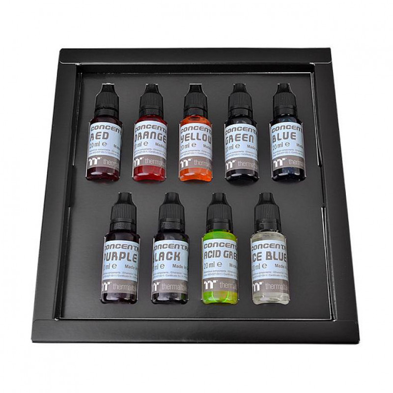 Thermaltake TT Premium Kühlflüssigkeits-Konzentrat-Set CL-W221-OS00SW-A, 9 x 20 ml