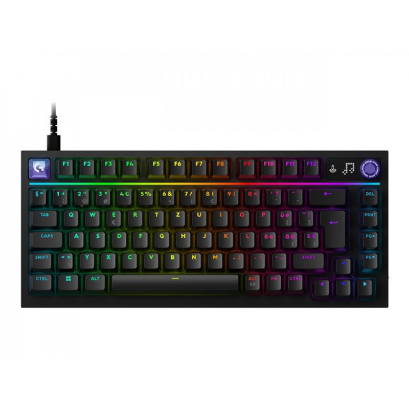 Logitech G316 X 75 Gaming-Tastatur, Schwarz, US International