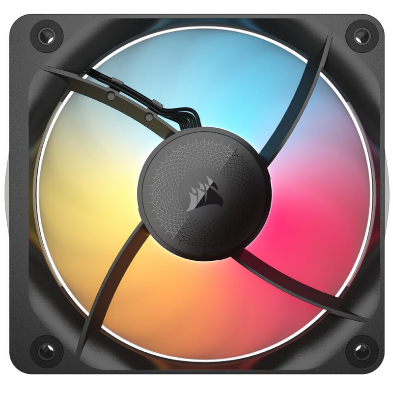 Corsair iCUE LINK RX120 II RGB PWM-Lüfter CO-9051057-WW, 120 mm, Einzellüfter, schwarz