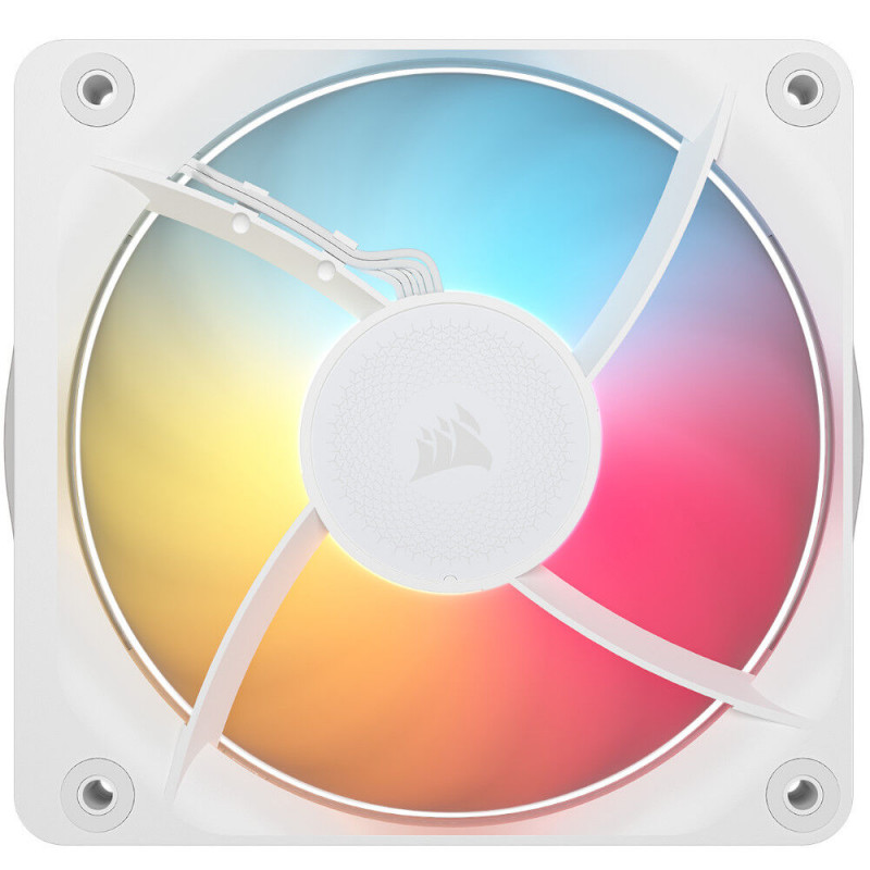 Corsair iCUE LINK RX120 II RGB PWM-Lüfter CO-9051058-WW, 120 mm, Einzellüfter, weiß